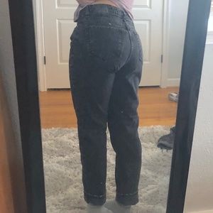 Black Bershka Mom Jeans